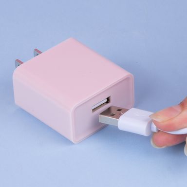 Cargador Usb 10.5W Modelo St 601 Rosa Miniso