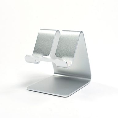 Soporte para Celular de Escritorio Pequeño Plateado