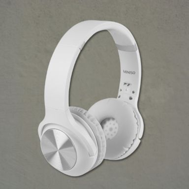 Audífonos de Diadema Inalámbrica Patterned Modelo Tm-053 Blanco