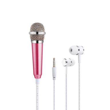 Audífonos con Micrófono Modelo D20 3.5 Mm Miniso Rosa