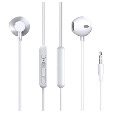 Audífonos con Control en Línea Serie Miniso Blanco