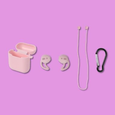 Kit de Accesorios para Airpods Serie Miniso Rosa