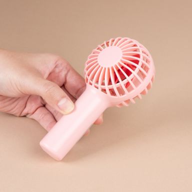 Ventilador de Mano Miniso 1200 Mah Serie Miniso Rosa