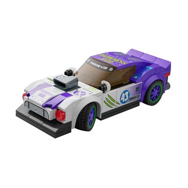 Coche de Carreras 3 en 1 Bloques de Construccion 001 Serie Miniso Morado