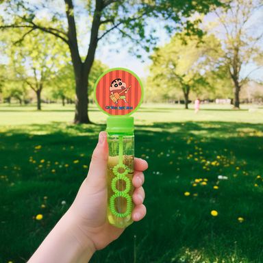 Set de Mini Varitas de Burbujas Serie Crayon Shinchan 3 Unidades