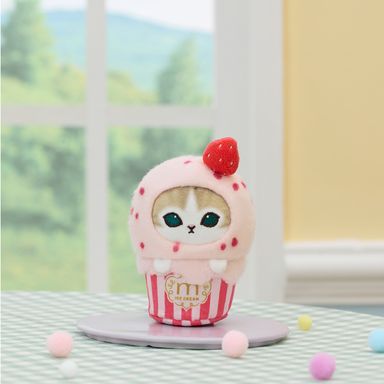 Peluche de Helado Serie Mofusand Ice Cream Rosa