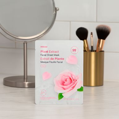 Mascarilla Facial Hidratante de Rosas Serie Miniso