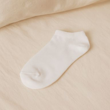 Medias Cortas para Mujer Serie Miniso Blanco 5 Pares