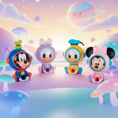 Juguetes Sorpresa Outer Space Gashapon Serie Mickey Mouse Disney