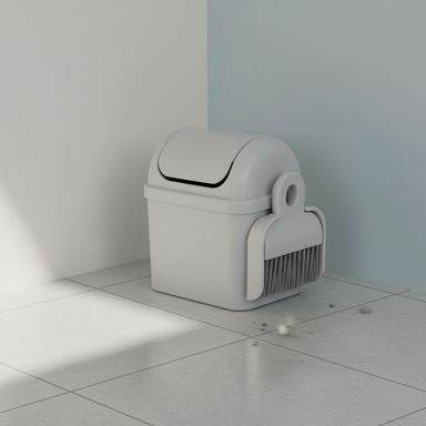 Set de Limpieza Multifuncional 3 Piezas Serie Miniso Gris