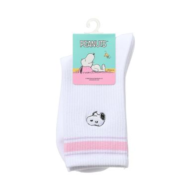 Medias Largas Snoopy Serie Snoopy Colorful Vintage 1 Par Blanco