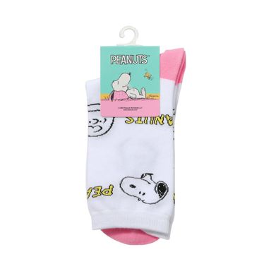 Medias Largas Snoopy Serie Snoopy Colorful Vintage 1 Par Rosa