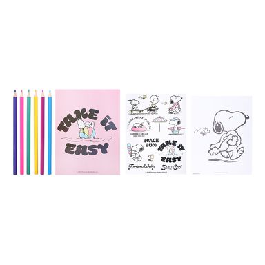 Set para Colorear Snoopy y Charlie Brown Serie Snoopy