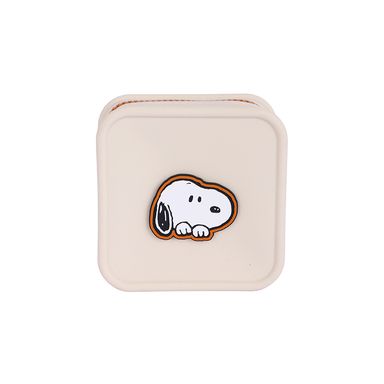 Monedero Cuadrado Snoopy Serie Snoopy Beige