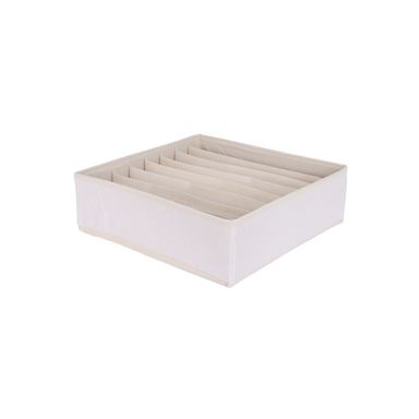 Organizador de Tela con 8 Compartimentos Serie Miniso Beige