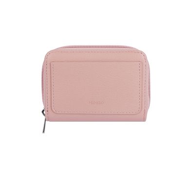 Monedero Basico Zip Around Serie Miniso Rosa