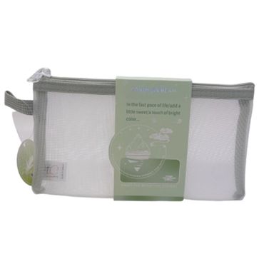 Cartuchera de Malla A6 Serie Miniso Verde Claro