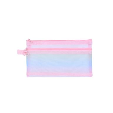 Caruchera de Malla con Doble Capa A6 Serie Miniso Degradado Rosa