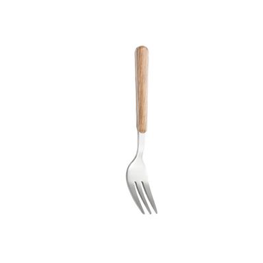 Tenedor de Postre con Diseño de Madera Serie Miniso