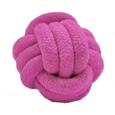 Pelota de Nudos para Mascota Serie Miniso Rosa