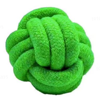 Pelota de Nudos para Mascota Serie Miniso Verde Fluorescente