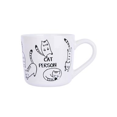 Taza Gatito en Blanco y Negro 450 Ml Serie Miniso