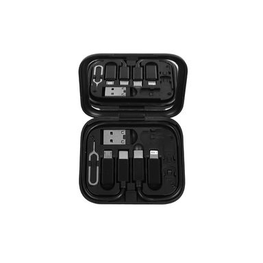 Organizador de Cables de Carga Serie Miniso Negro