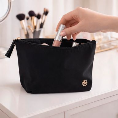 Cosmetiquera Sencilla Serie Miniso Negro