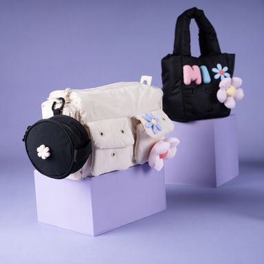 Monedero Redondo Serie Minidots Negro