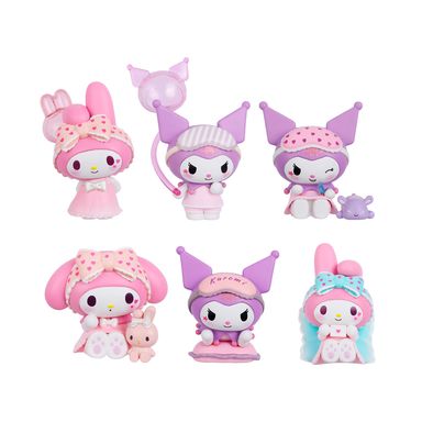 Caja Sorpresa Figura My Melody & Kuromi Pajamas Sweetheart Serie Sanrio