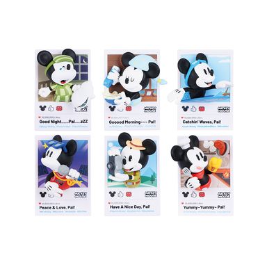 Caja Sorpresa con Figura en Iman Mickey Serie Mikey Mouse Disney