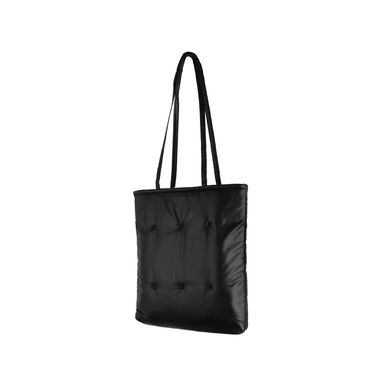 Bolso Largo Acolchado Serie Minidots Negro