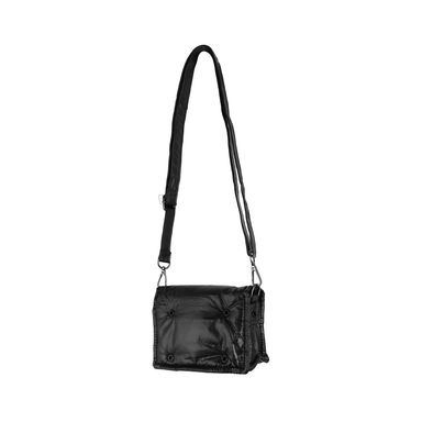 Cartera con Correa y Agujeros Serie Minidots Negro