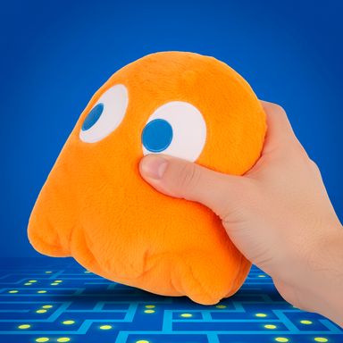Peluche 8In Clyde Ghost Naranja Serie Pac Man