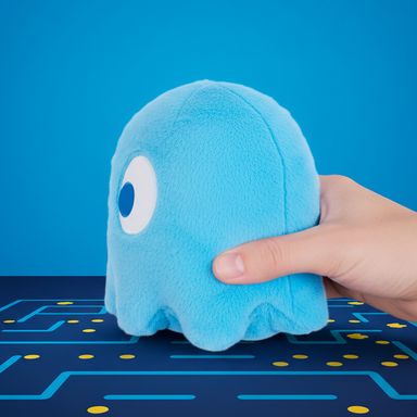 Peluche 8In Inky Ghost Azul Serie Pac Man
