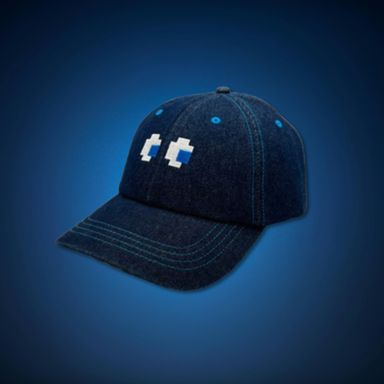 Gorra de Beisbol Denim Serie Pac Man Azul