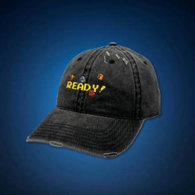 Gorra de Beisbol Ready Serie Pac Man Gris