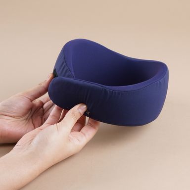 Almohada de Viaje para el Cuello de Espuma Viscoelástica Serie Miniso Azul Marino