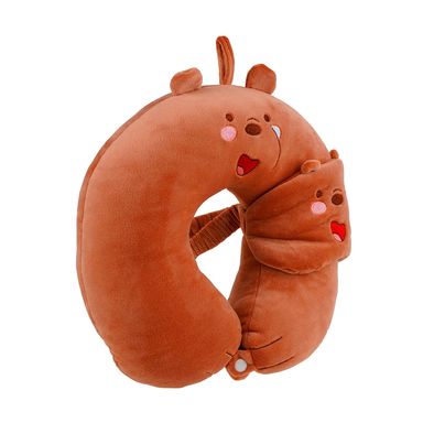 Almohada para Viaje de Pardo Osos Escandalosos