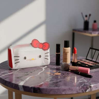 Origanizador de Viaje en Malla Hello Kitty Serie Sanrio
