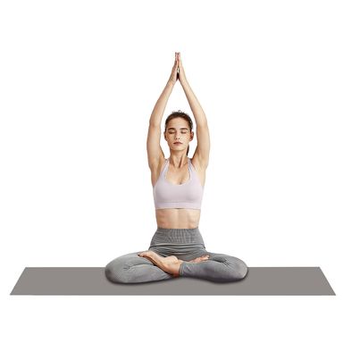 Tapete de Yoga de Doble Cara Gris