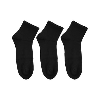 Set de Medias Deportivas para Hombre Transpirables Negro