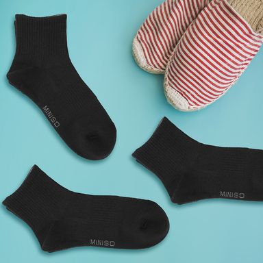 Set de Medias para Mujer Serie Miniso Negros