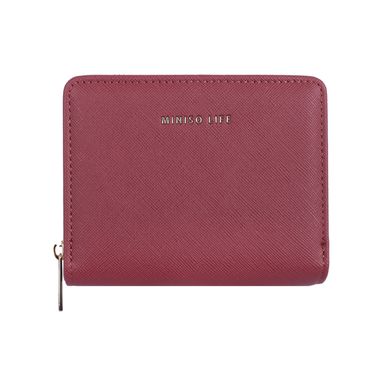 Billetera para Mujer con Cierre Serie Miniso Life Rosa