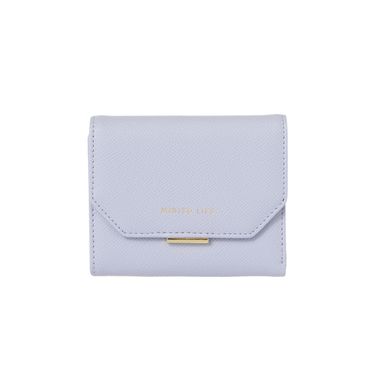 Cartera Corta para Mujer Tipo Piel Granulada Serie Miniso Lila
