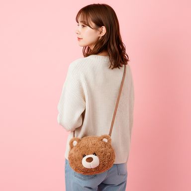 Bolso Crossbody Oso Peluche Café