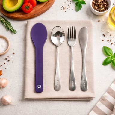 Set de Cubiertos Serie Cool And Cozy Azul Marino