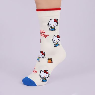 Par de Medias Hello Kitty Retro Dinner Serie Sanrio