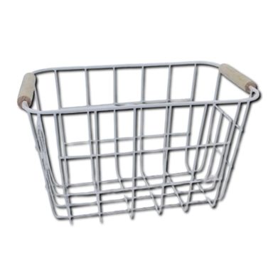 Cesta con Asa de Madera Serie Cool And Cozy Mediana