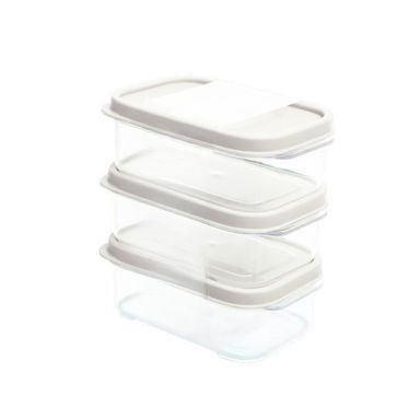 Set de Contenedores para Alimentos 200 Ml Serie Miniso Beige